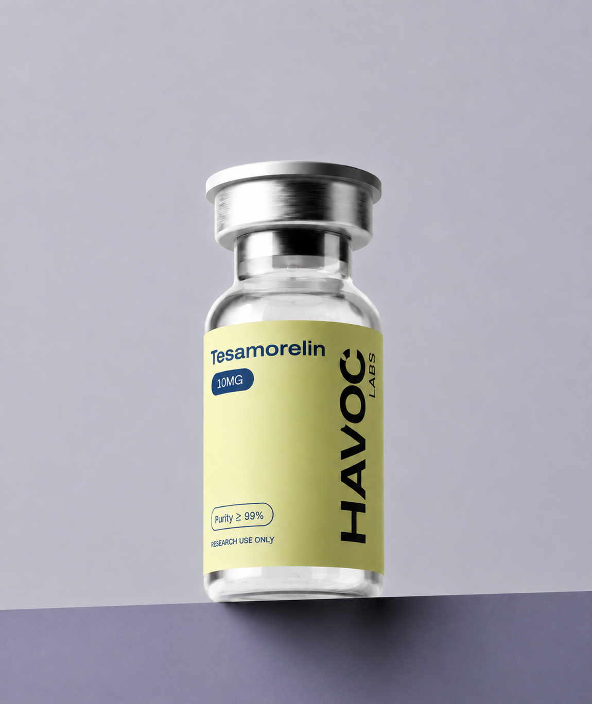 Tesamorelin research peptide vial